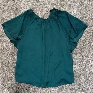Elegant Teal Green Women's Polyester Blouse